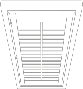 Loft velux skylight shutter sketch