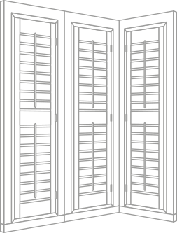 Conservatory corner shutter sketch