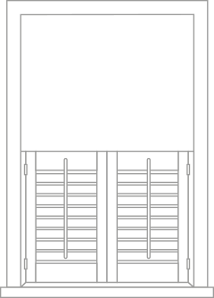 Cafe style shutter Harrogate