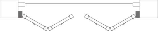 Edge of recess shutter frame sketch